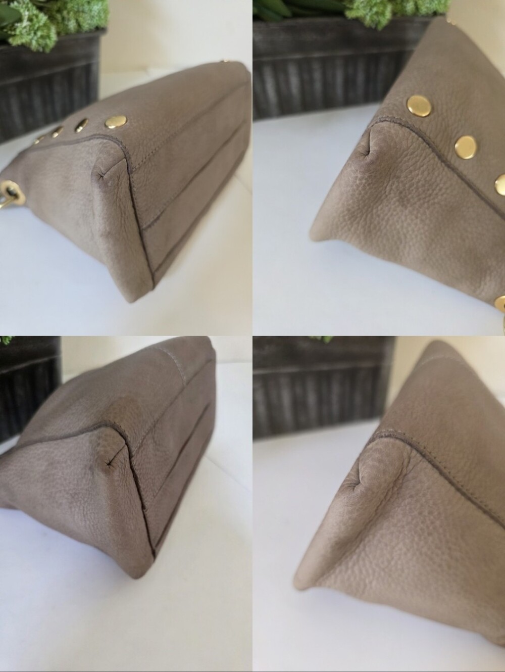 Hammitt Daniel Small Crossbody Vintage 2021 Collection Taupe Greige Leather - Picture 15 of 16